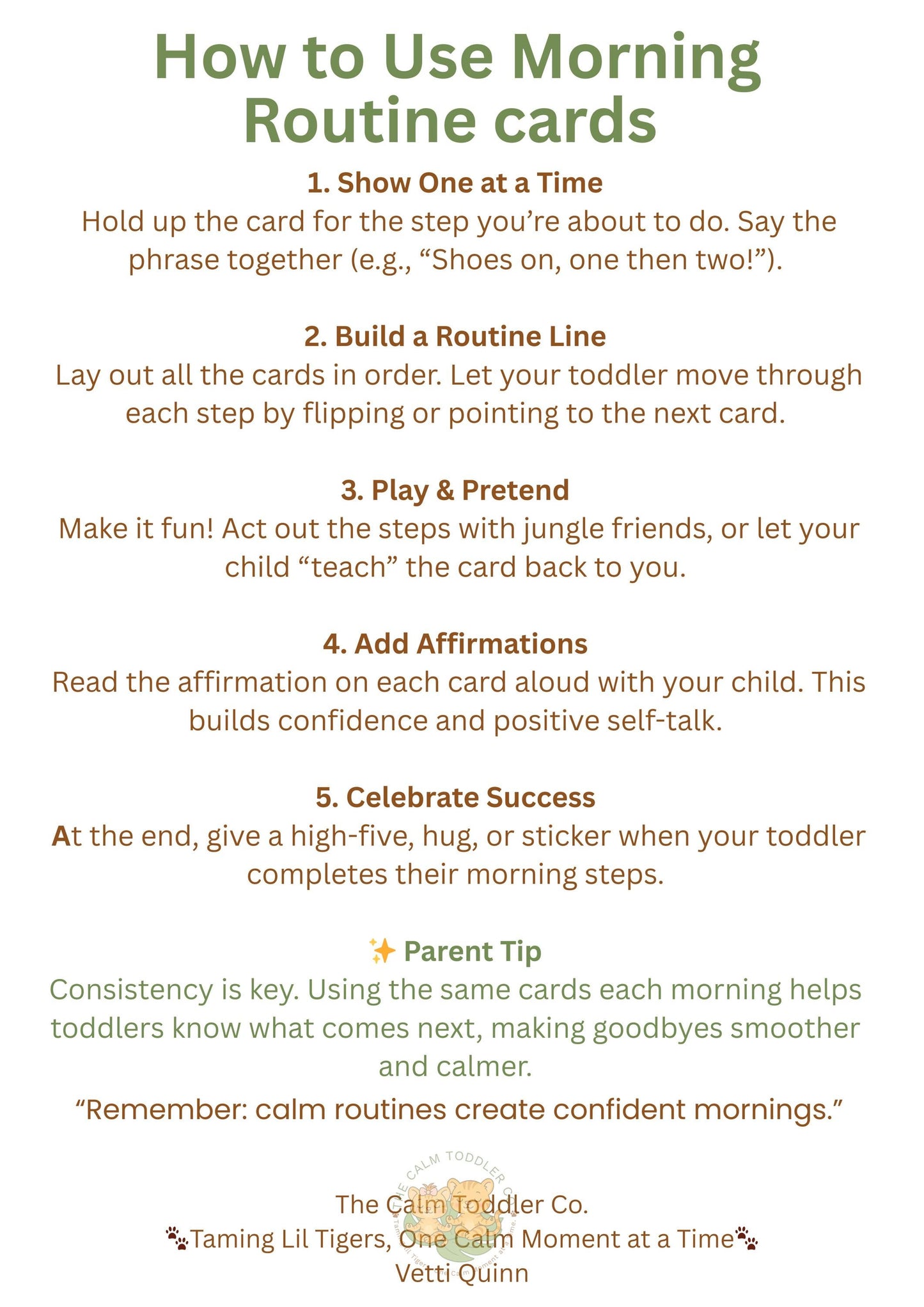 Toddler Routine & Calm Corner Bundle – Gentle Morning & Emotional Learning (Tilli Girl Version) | The Calm Toddler Co.