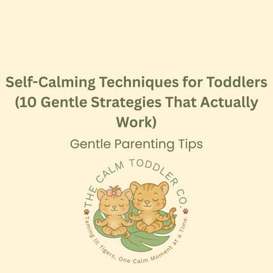 Self-Calming Techniques for Toddlers (10 Gentle Strategies That Actually Work)
