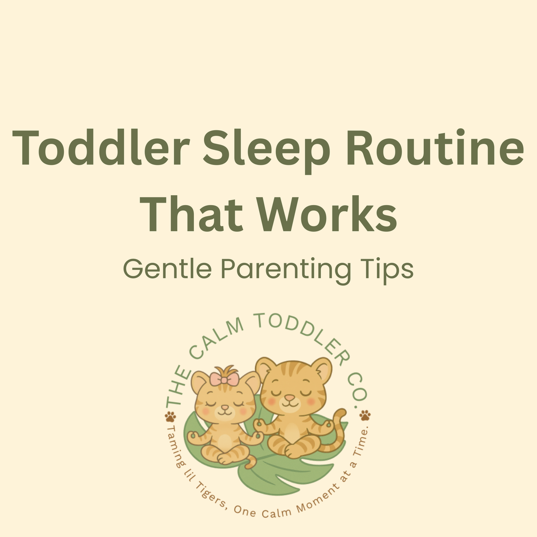 How to Get Your Toddler to Sleep (Calm Bedtime Routine That Works)