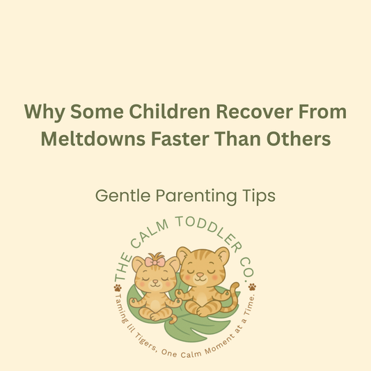 Why Some Children Recover From Meltdowns Faster Than Others