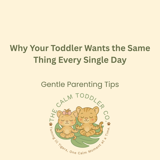 Why Your Toddler Wants the Same Thing Every Single Day