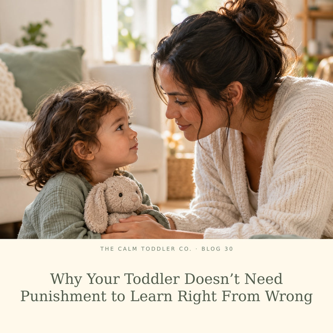 Why Your Toddler Doesn't Need Punishment to Learn Right From Wrong