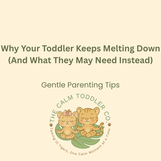 Why Your Toddler Keeps Melting Down (And What They May Need Instead)