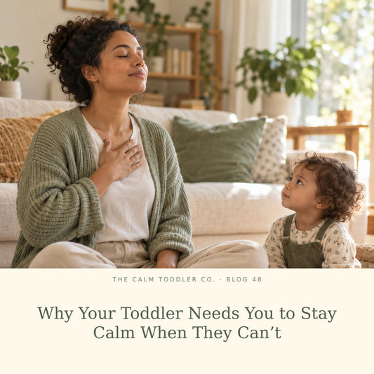 Why Your Toddler Needs You to Stay Calm When They Can’t