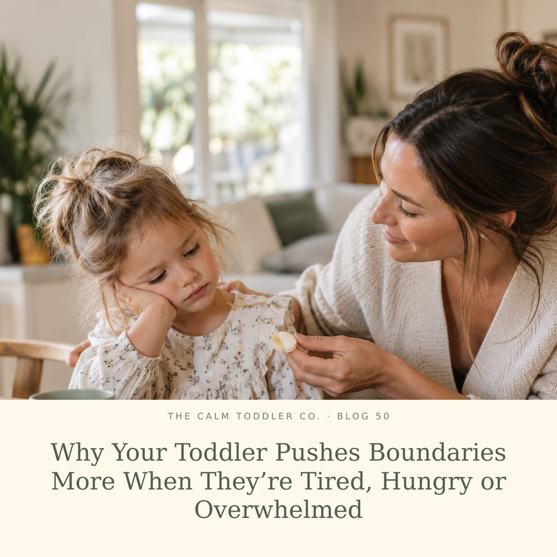 Why Your Toddler Pushes Boundaries More When They’re Tired, Hungry or Overwhelmed