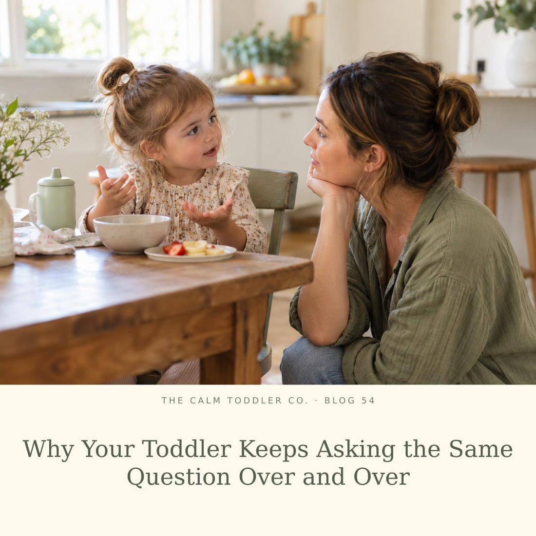 Why Your Toddler Keeps Asking the Same Question Over and Over