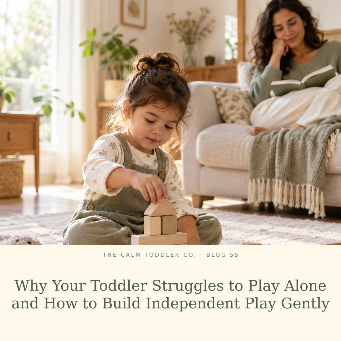Why Your Toddler Struggles to Play Alone and How to Build Independent Play Gently