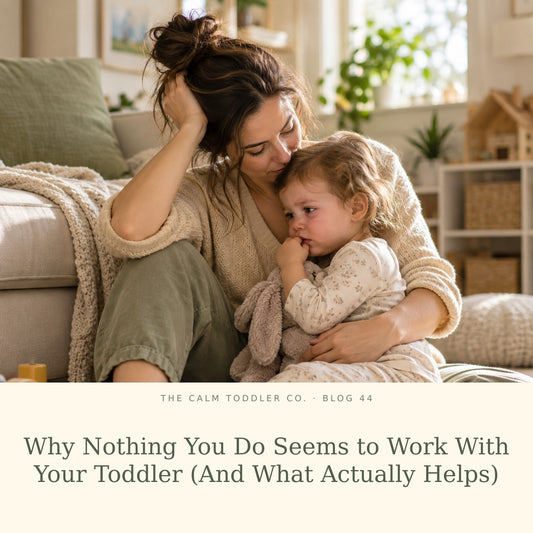 Why Nothing You Do Seems to Work With Your Toddler (And What Actually Helps)