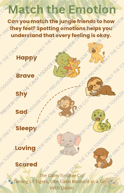 Toddler Emotions – Volume 1 (Jungle Animals) Bundle