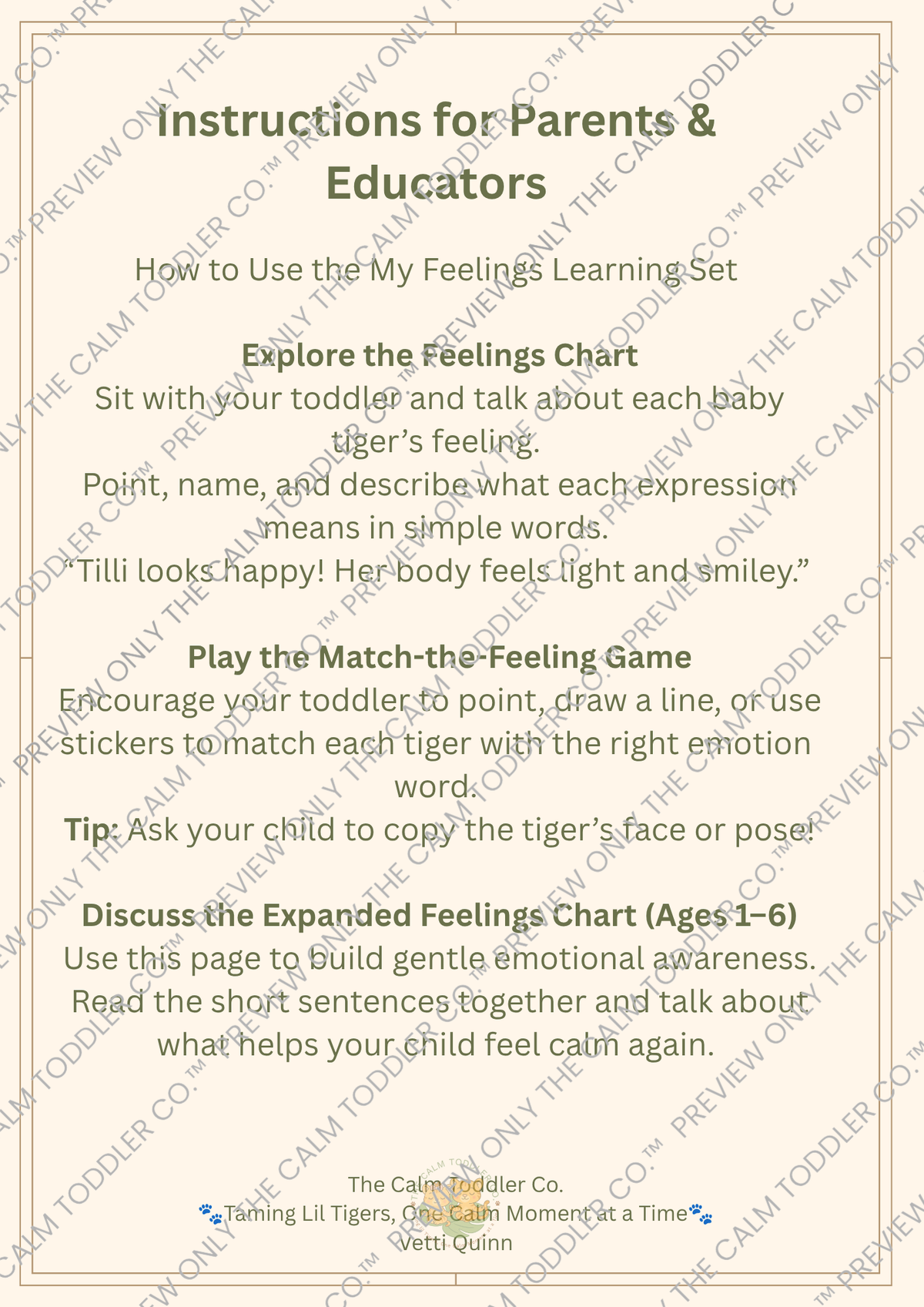 My Feelings Learning Set — Tayo