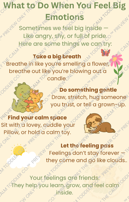 Toddler Emotions – Volume 1 (Jungle Animals) Bundle