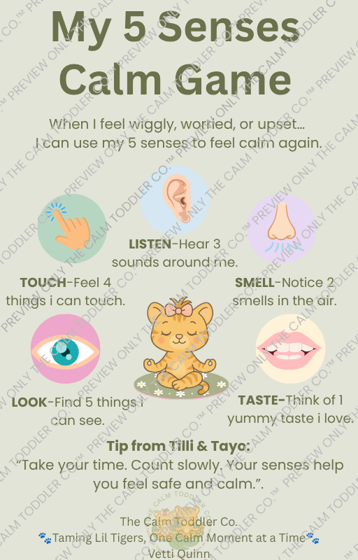 Toddler Routine & Calm Corner Bundle – Gentle Morning & Emotional Learning (Tilli Girl Version) | The Calm Toddler Co.