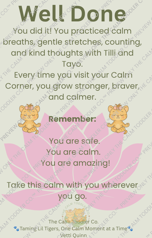 Toddler Calm Routine Bundle – Morning & Night (Tilli Girl Version)