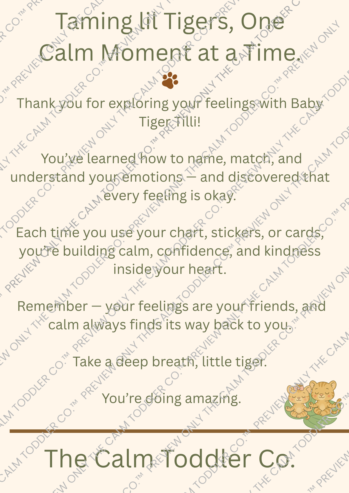 My Feelings Learning Set — Tayo