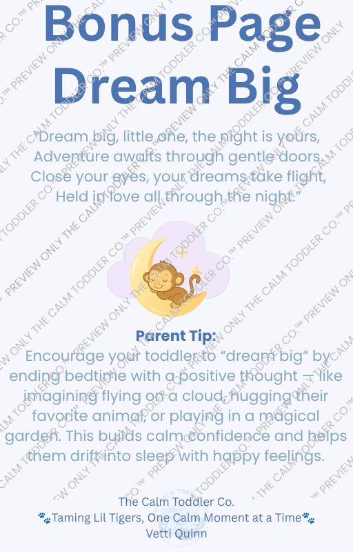 Peaceful Nights Sleep Guide – Milo Boy Version