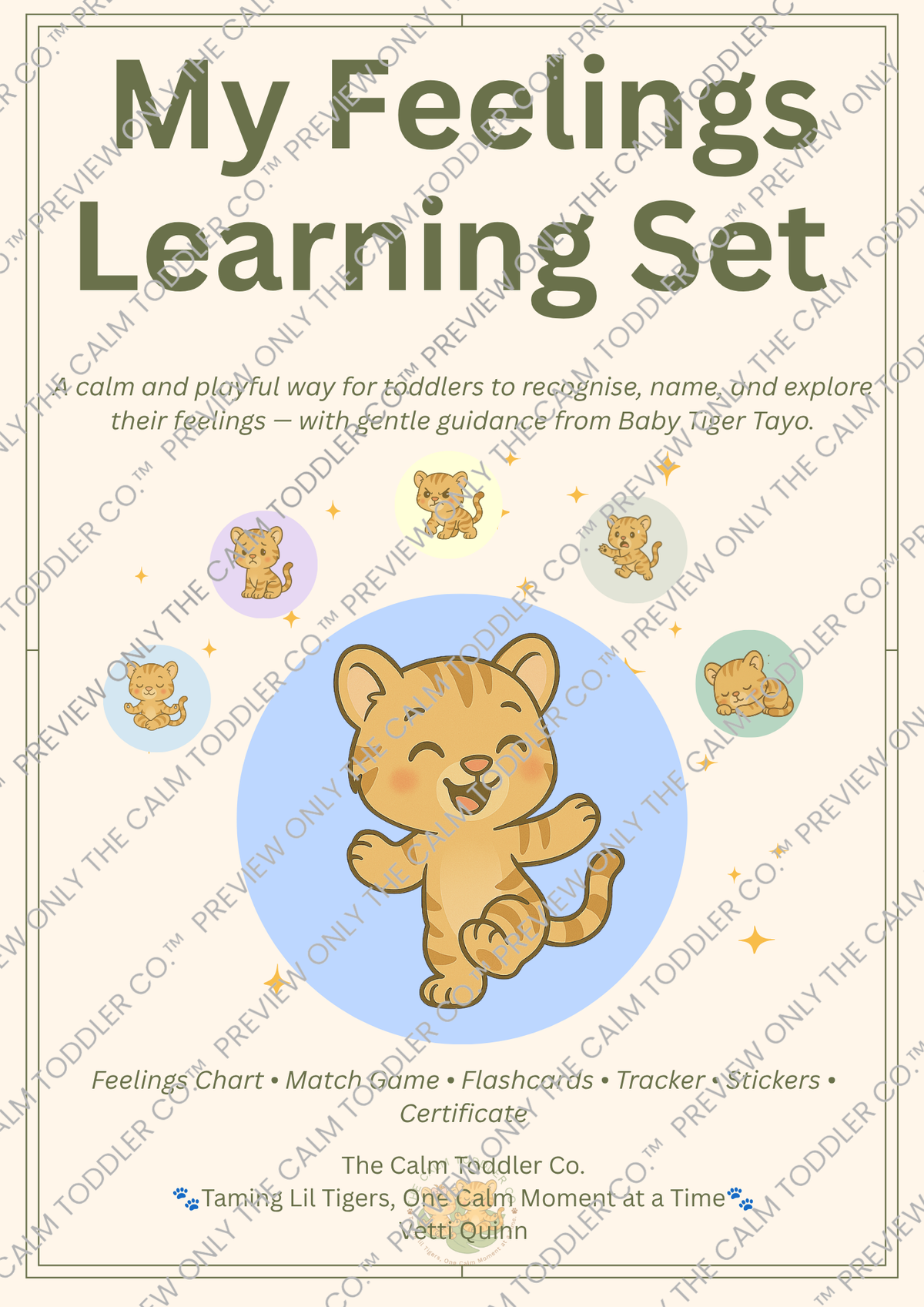 My Feelings Learning Set — Tayo