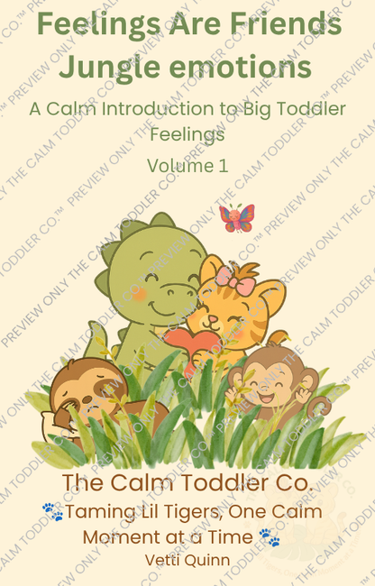 Toddler Emotions – Volume 1 (Jungle Animals) Bundle