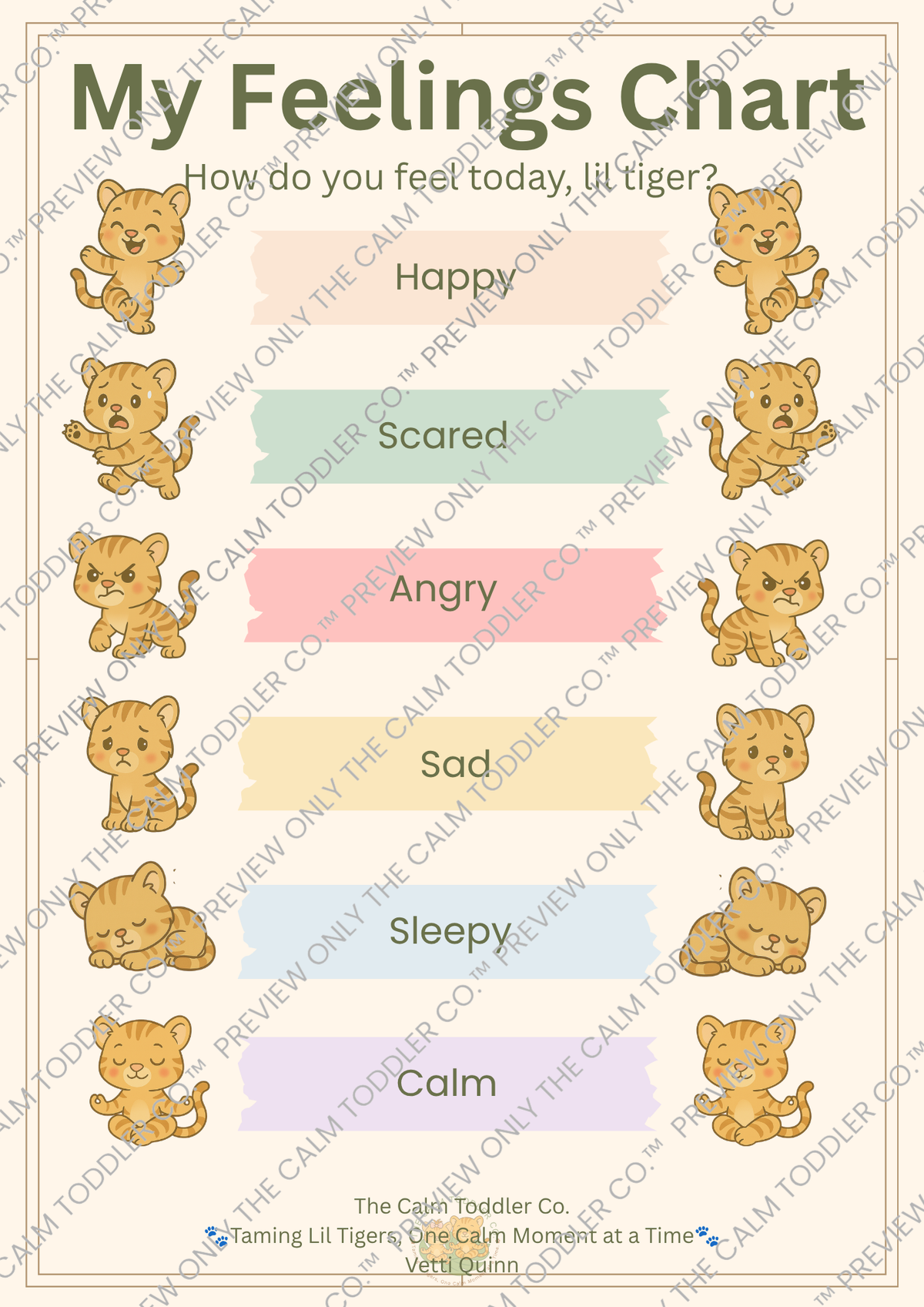 My Feelings Learning Set — Tayo