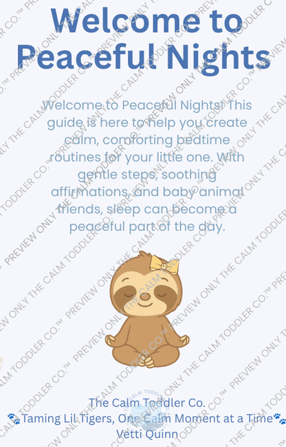 Peaceful Nights Sleep Guide – Suki Girl Version