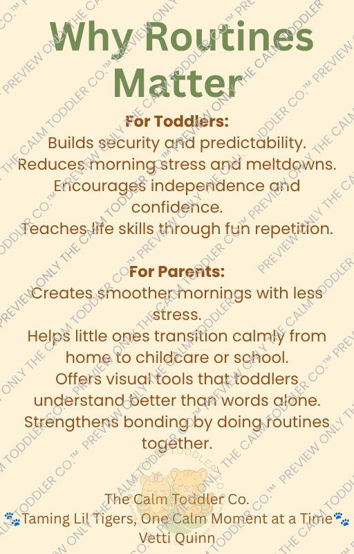 Gentle Morning Routine – Toddler Routine Bundle