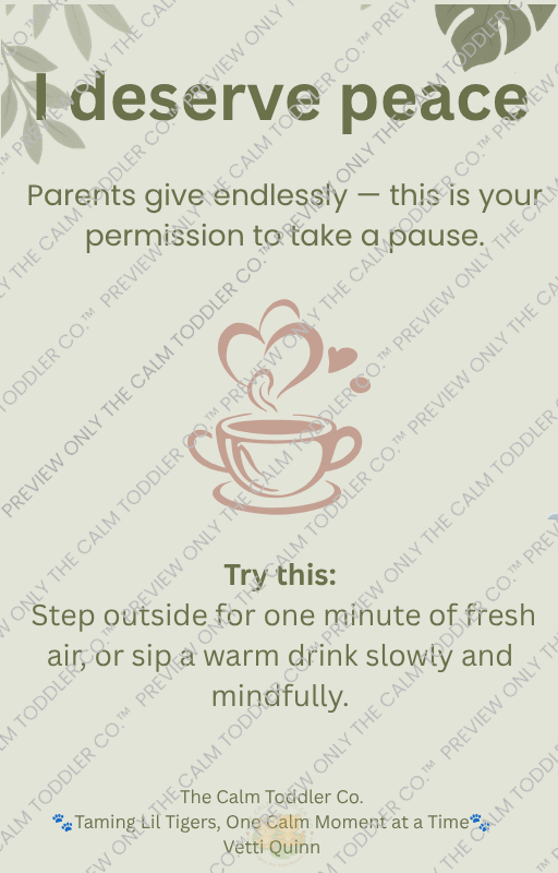 My Calm Reminder – Parent Support Bundle