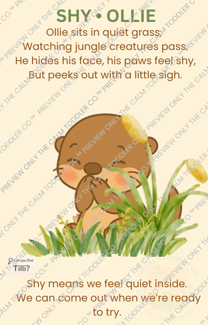 Toddler Emotions – Volume 1 (Jungle Animals) Bundle