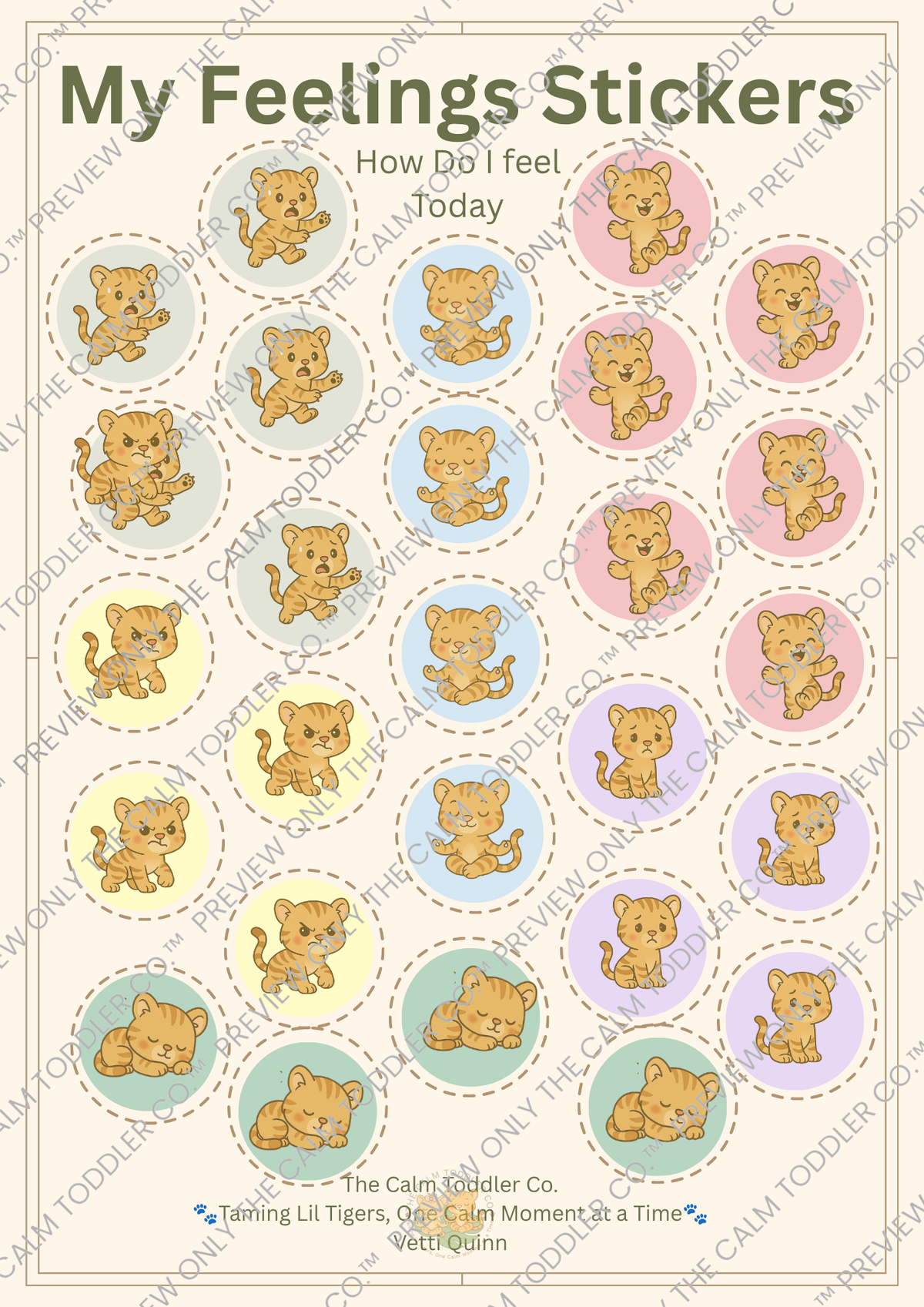 My Feelings Learning Set — Tayo