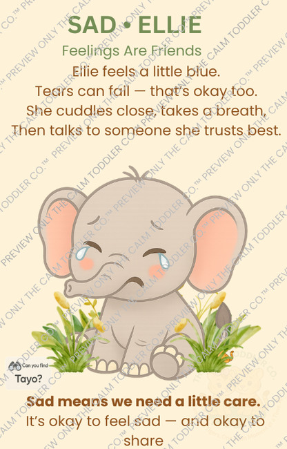 Toddler Emotions – Volume 1 (Jungle Animals) Bundle