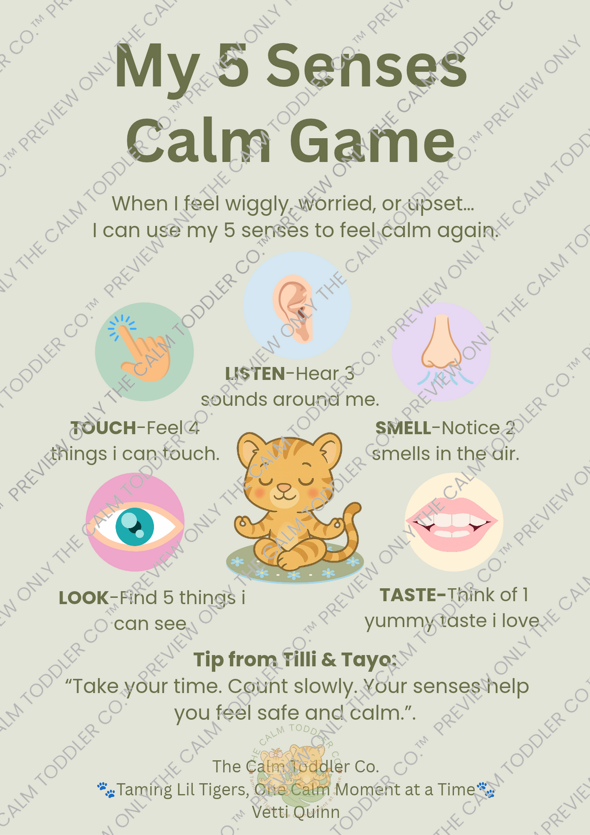 Toddler Calm Routine Bundle – Morning & Night (Tayo Boy Version)