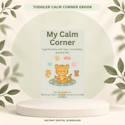 My Calm Corner – Toddler Emotional Regulation Bundle (Tayo Boy Version) | The Calm Toddler Co.