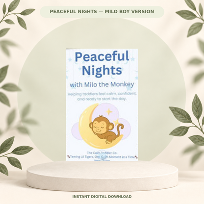 Peaceful Nights Sleep Guide – Milo Boy Version