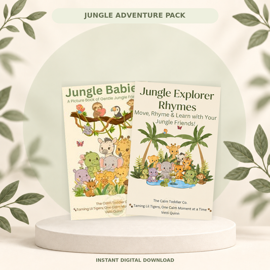 Jungle Explorer – Learning & Action Words Bundle