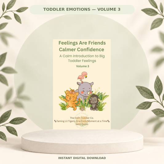 Toddler Emotions – Volume 3 (Jungle Animals) Bundle | The Calm Toddler Co.