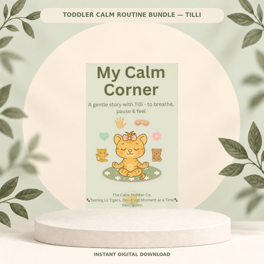My Calm Corner – Toddler Emotional Regulation Bundle (Tilli Girl Version) | The Calm Toddler Co.