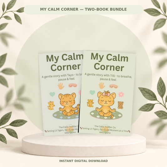 My Calm Corner – Toddler Emotional Regulation Bundle (Tilli & Tayo Versions) | The Calm Toddler Co.