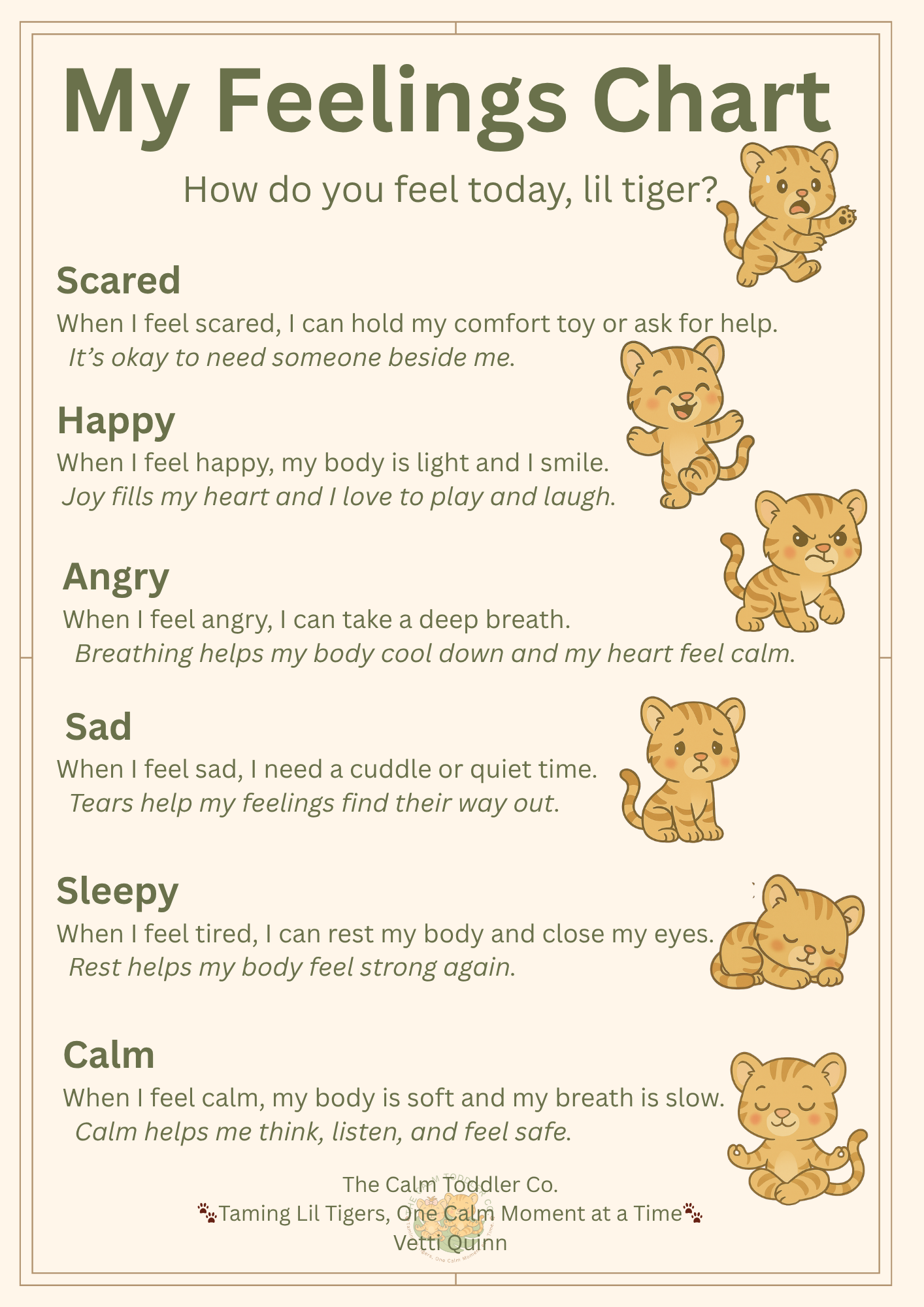 My Feelings Learning Set – Toddler Emotional Learning Bundle (Tayo Boy Version) | The Calm Toddler Co.