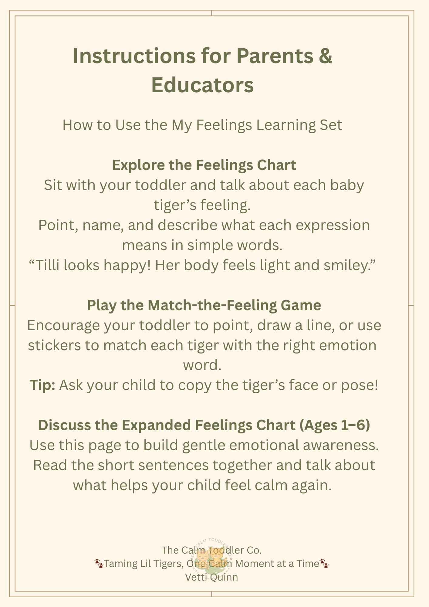 My Feelings Learning Set – Toddler Emotional Learning Bundle (Tayo Boy Version) | The Calm Toddler Co.
