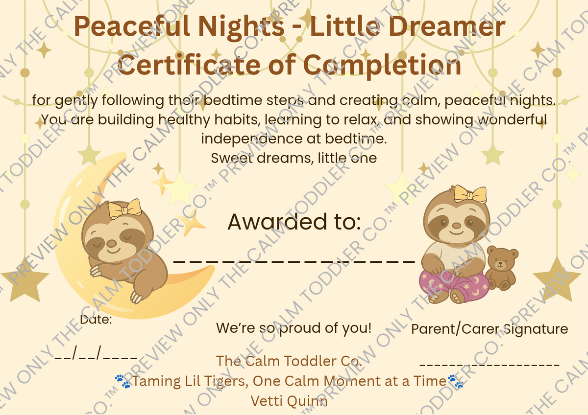 Peaceful Nights Sleep Guide Bundle – Boy & Girl Versions