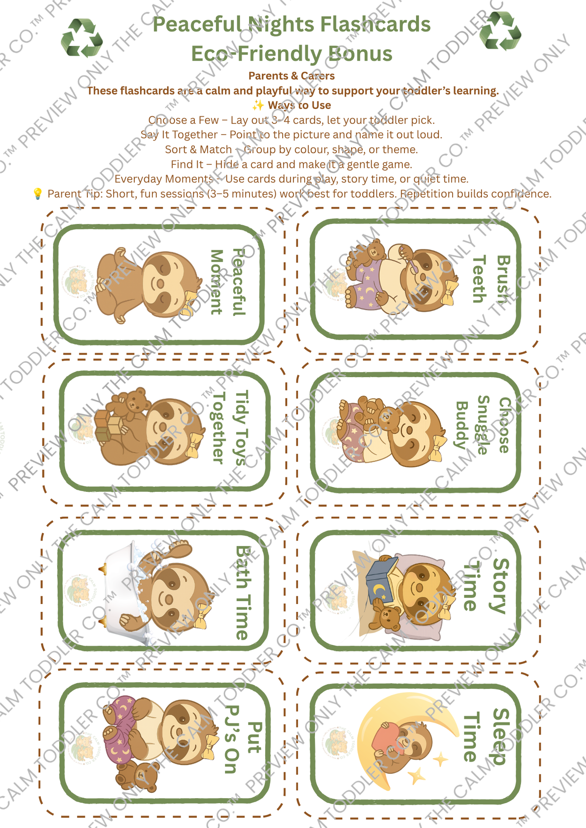 Peaceful Nights Sleep Guide Bundle – Boy & Girl Versions