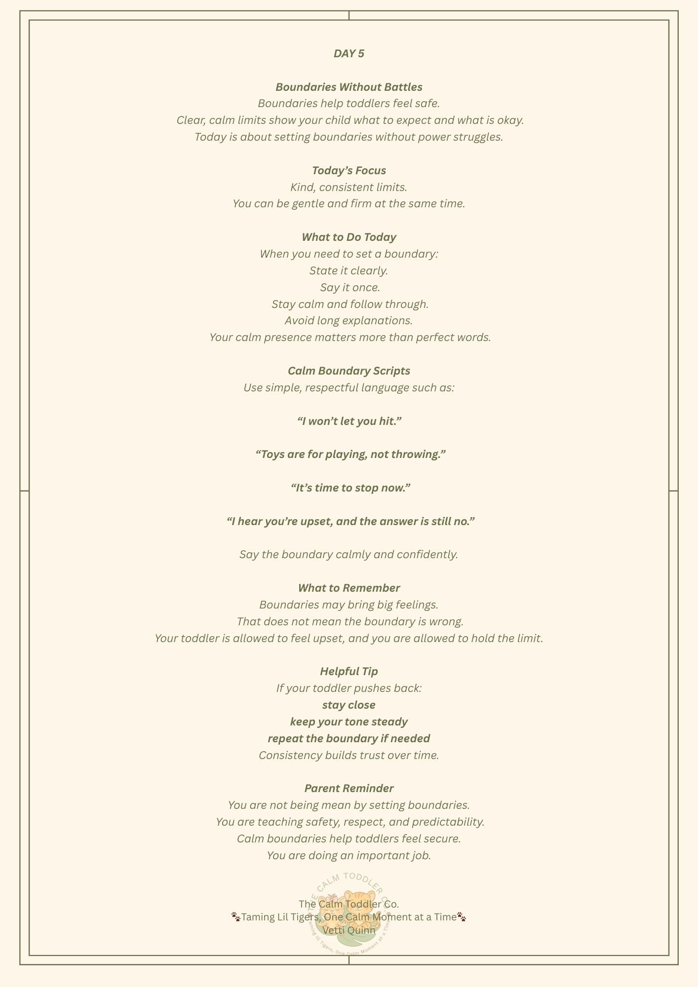 The 7-Day Toddler Calm Reset – Gentle Routine & Emotional Reset Guide | The Calm Toddler Co.