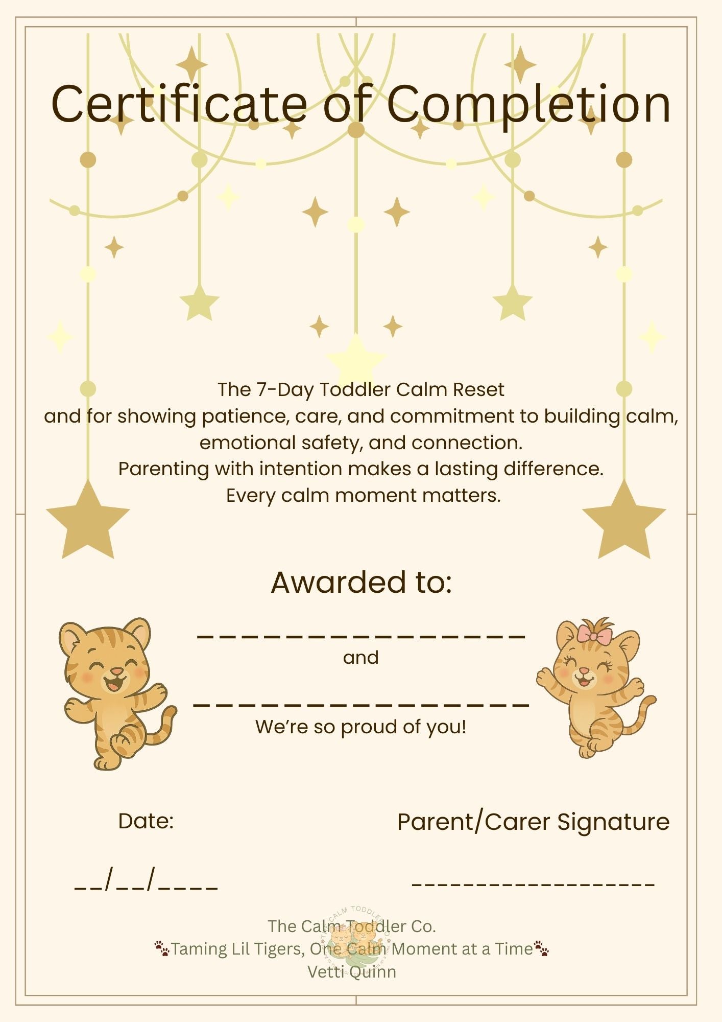 The Calm Toddler Starter Set – Complete Routine & Emotional Learning Bundle | The Calm Toddler Co.
