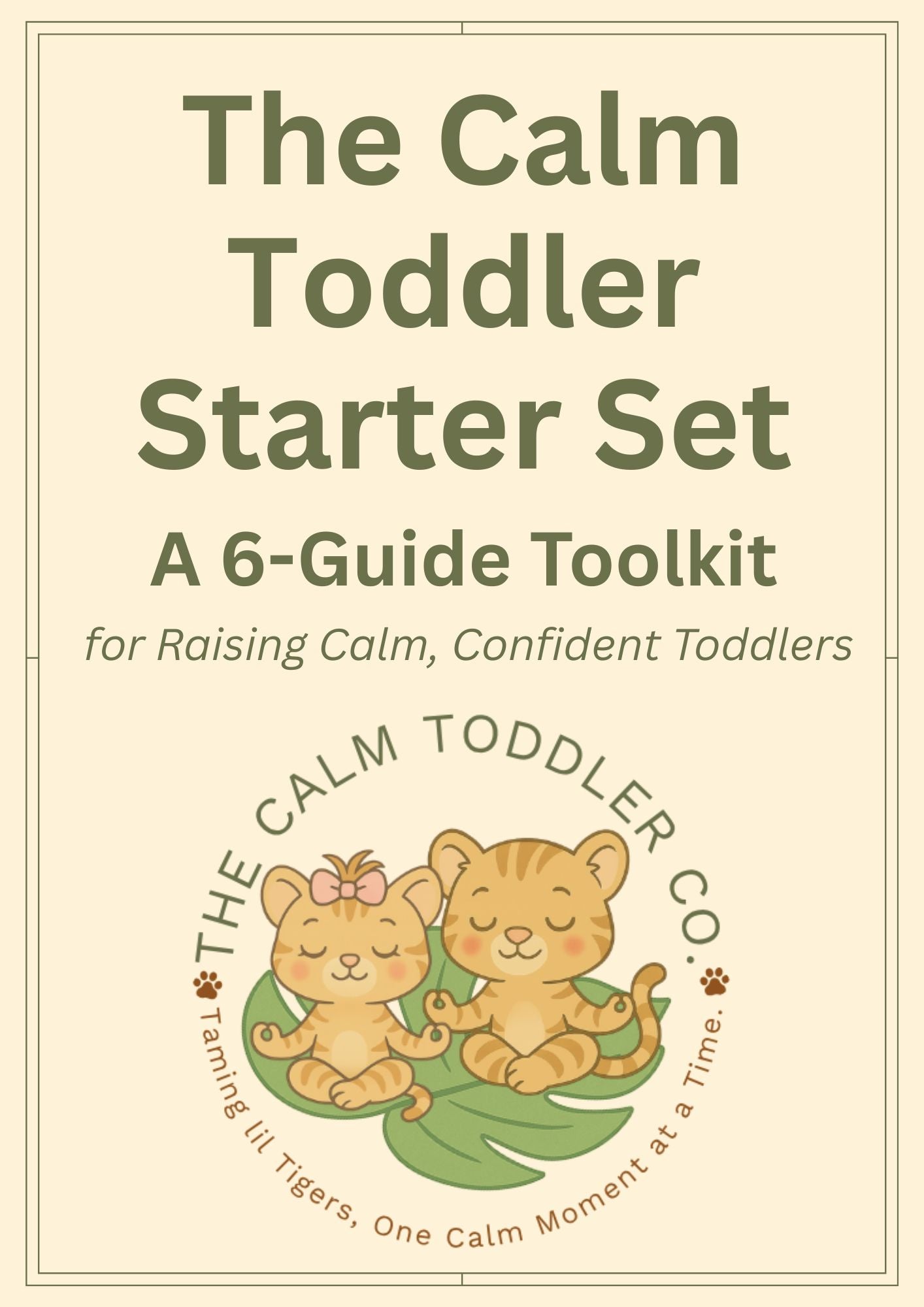 The Calm Toddler Starter Set – Complete Routine & Emotional Learning Bundle | The Calm Toddler Co.
