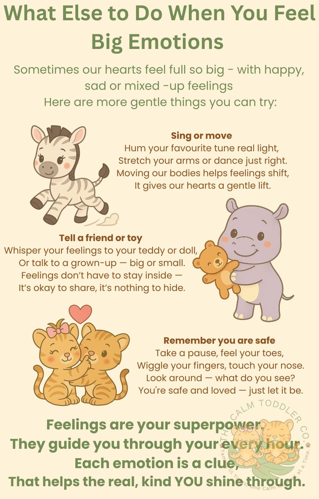 Toddler Emotions – Volume 2 (Jungle Animals) Bundle | The Calm Toddler Co.