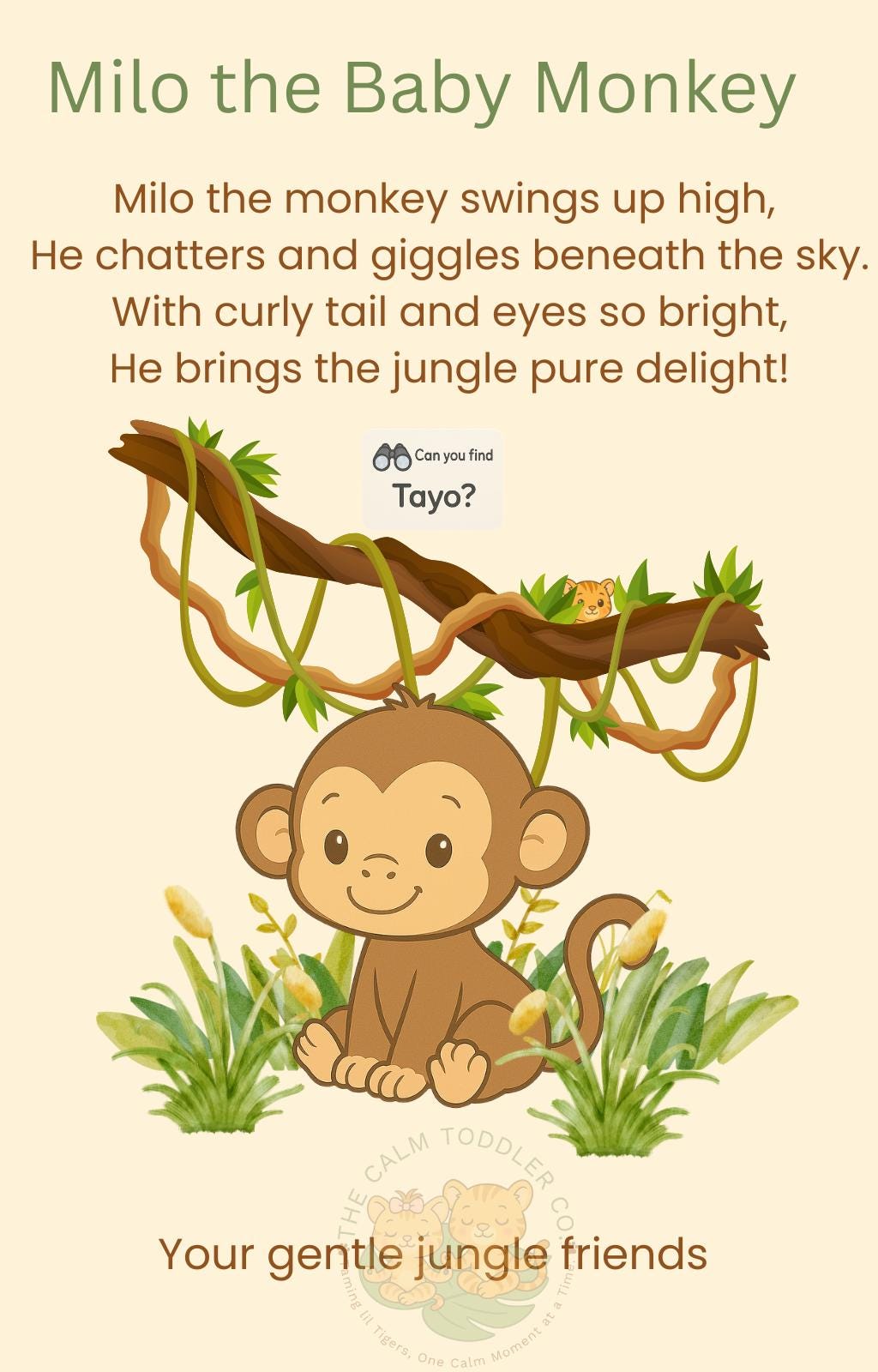 Jungle Babies – Animal Learning & Exploration Bundle | The Calm Toddler Co.