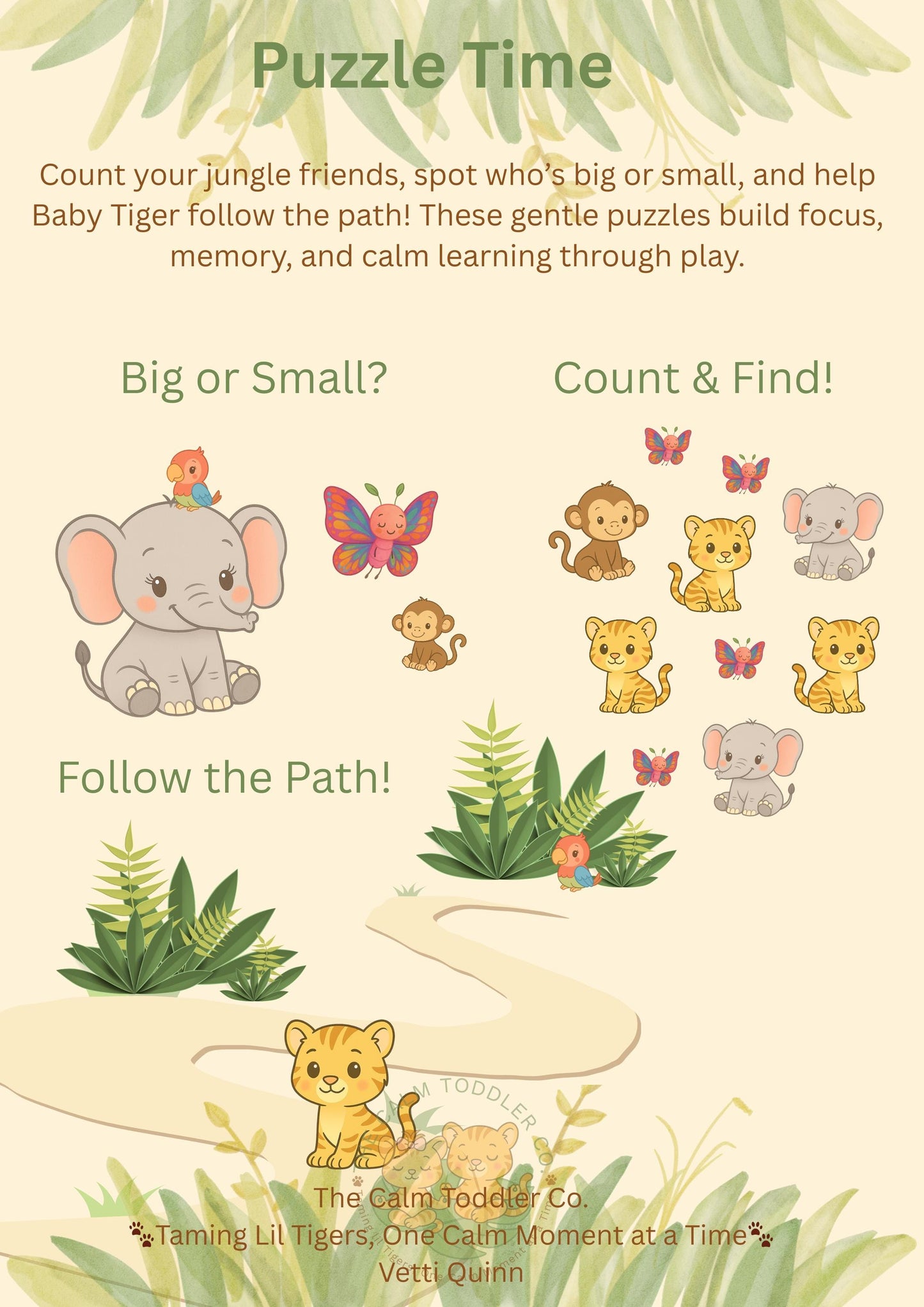 Early Learning Deluxe Bundle – Colours, Shapes & Puzzles | The Calm Toddler Co.