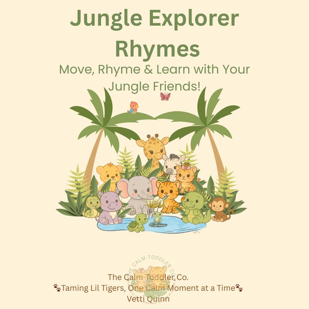 Jungle Rhymes – Toddler Learning Bundle | The Calm Toddler Co.