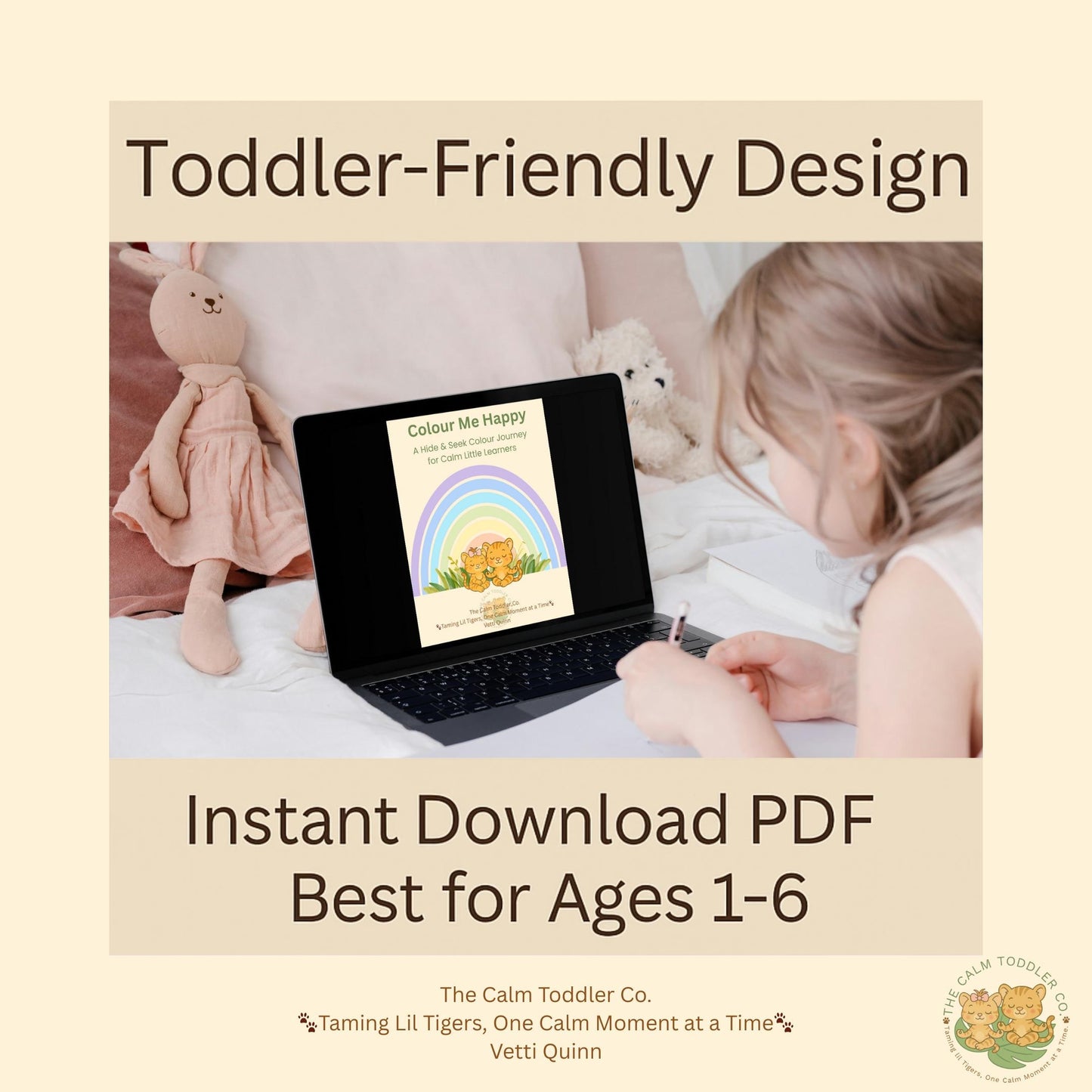 Colour Me Happy – Toddler Colour Learning Bundle | The Calm Toddler Co..