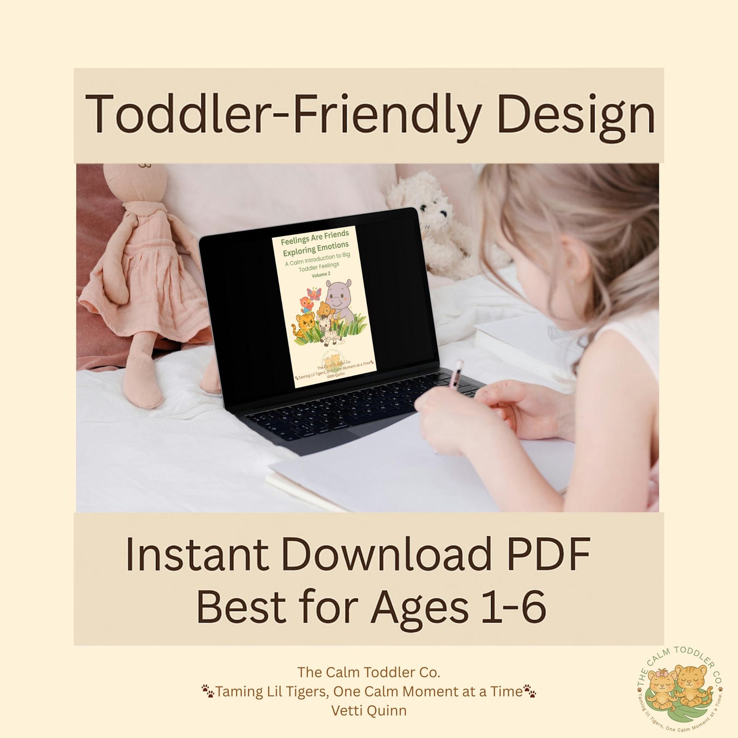 Toddler Emotions – Volume 2 (Jungle Animals) Bundle | The Calm Toddler Co.
