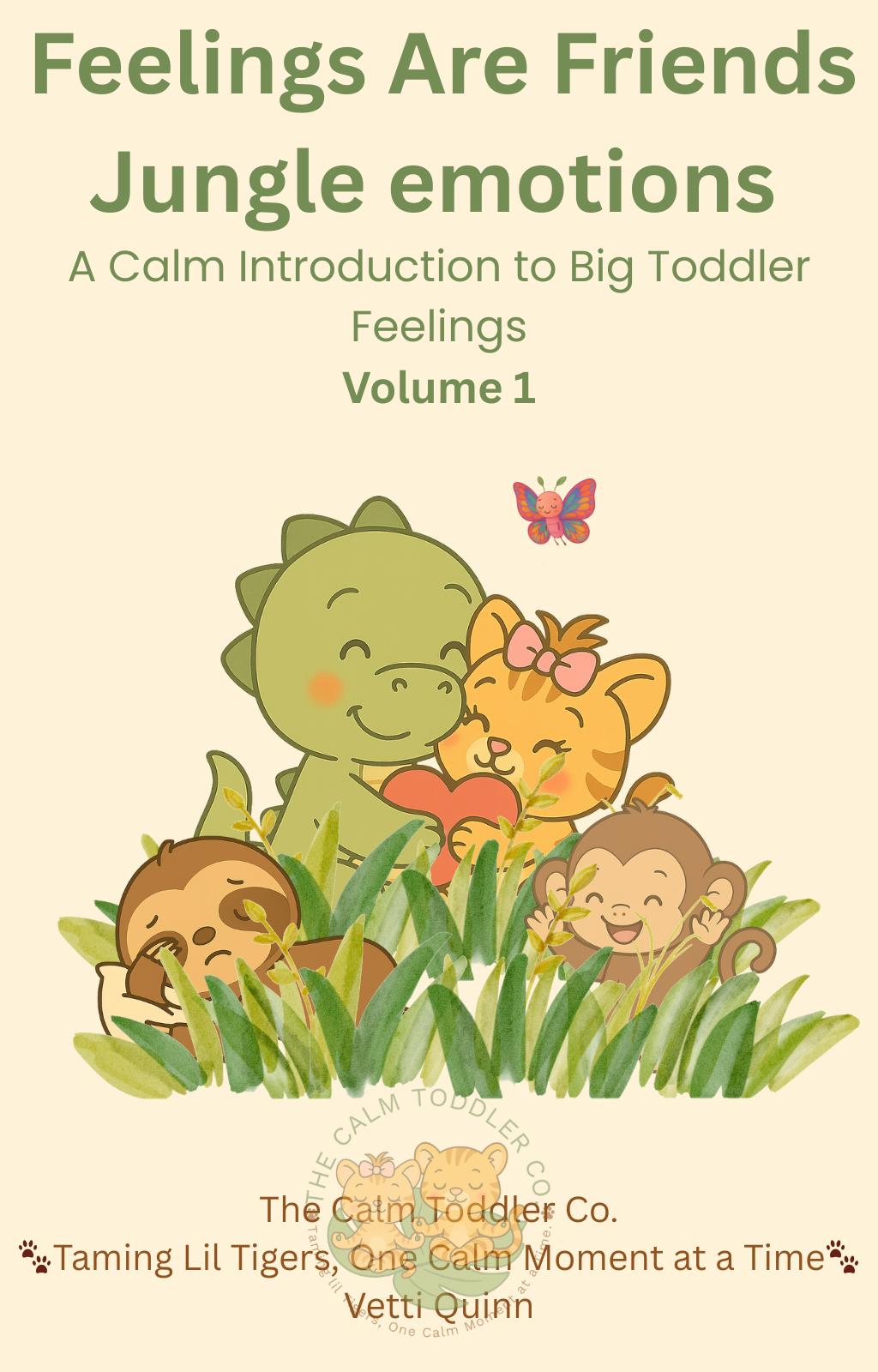 Jungle Emotions Deluxe Bundle – Toddler Emotional Learning (Volumes 1–3) | The Calm Toddler Co.