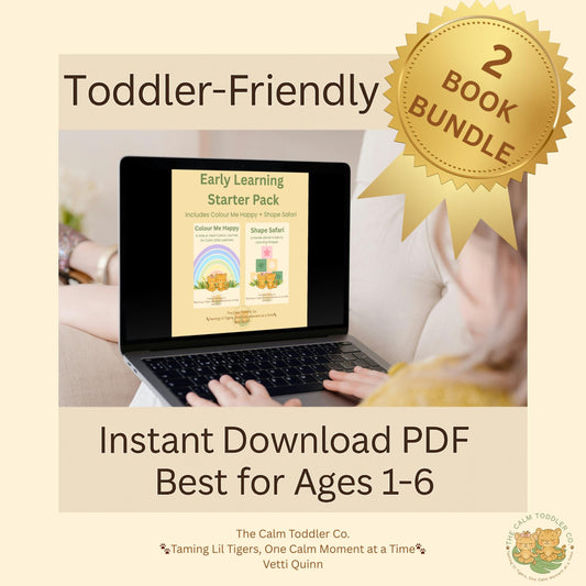 Colour Me Happy & Shape Safari Bundle – Colour & Shape Learning | The Calm Toddler Co.
